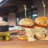 Big burger with truffle sauce